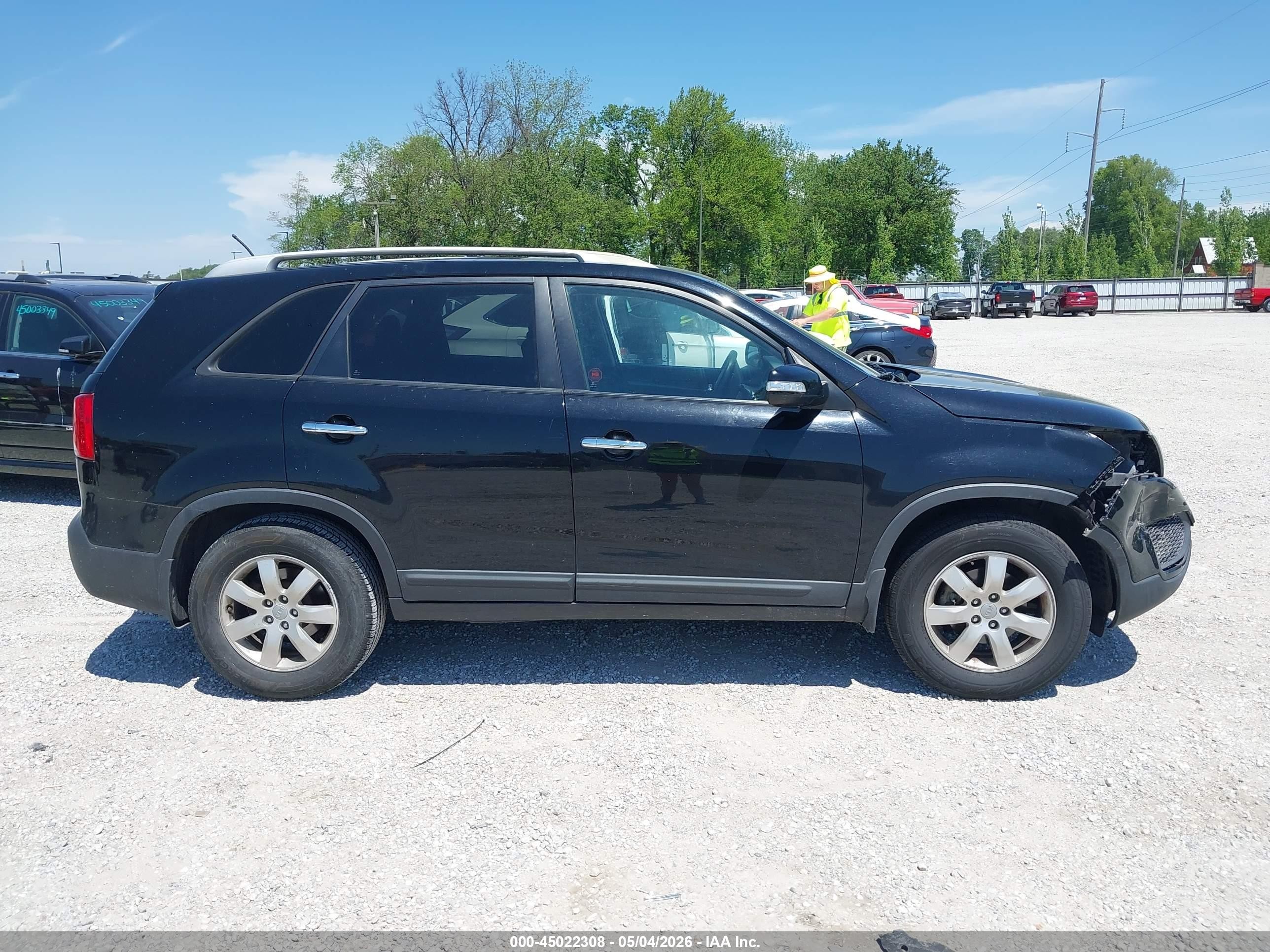 2013 Kia Sorento Lx V6 Черный vin: 5XYKT4A24DG322857