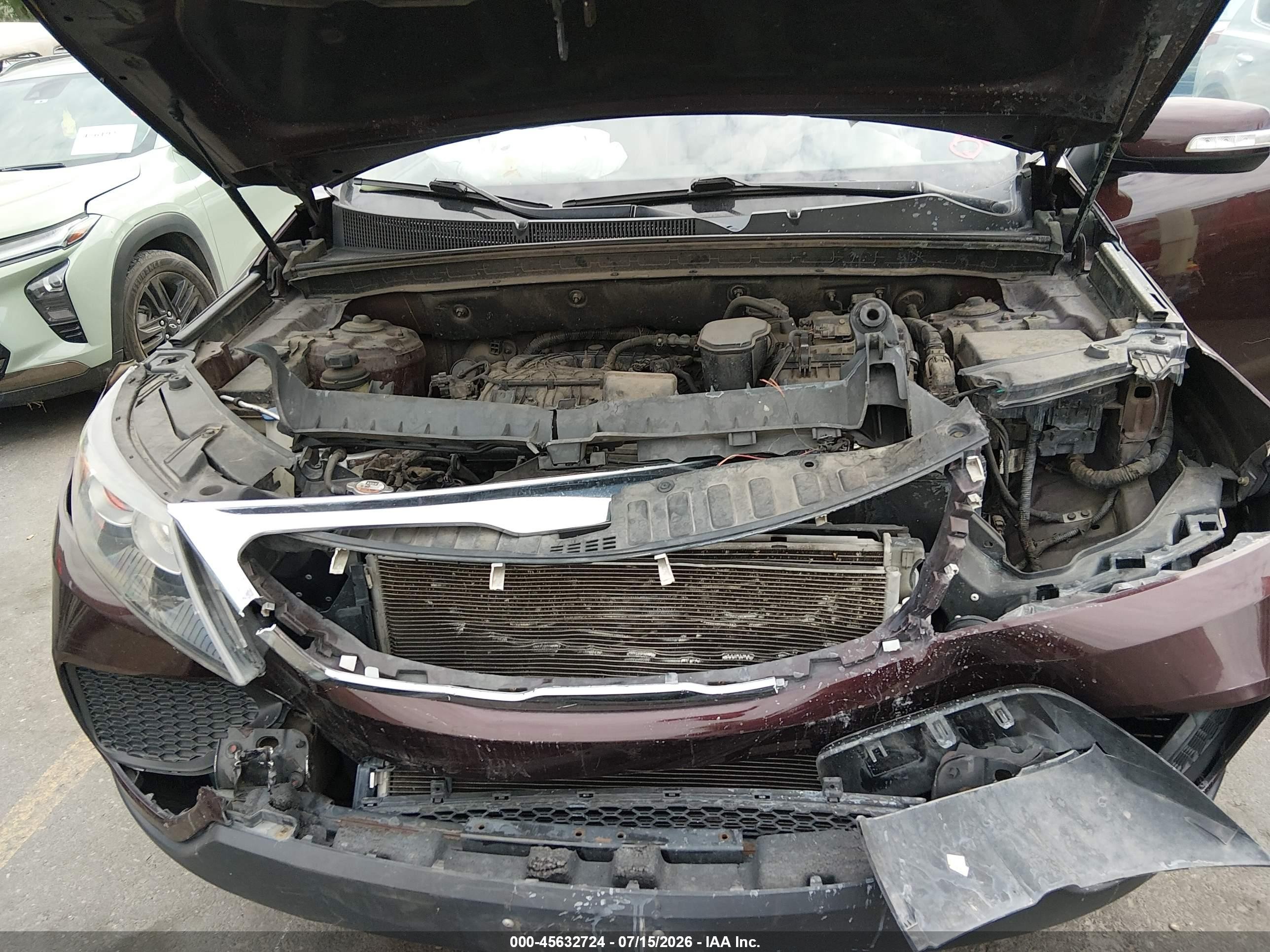 2013 Kia Sorento Lx V6 Burgundy vin: 5XYKT4A24DG383853