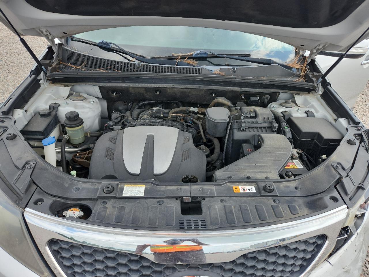 2013 Kia Sorento Lx Silver vin: 5XYKT4A24DG402224