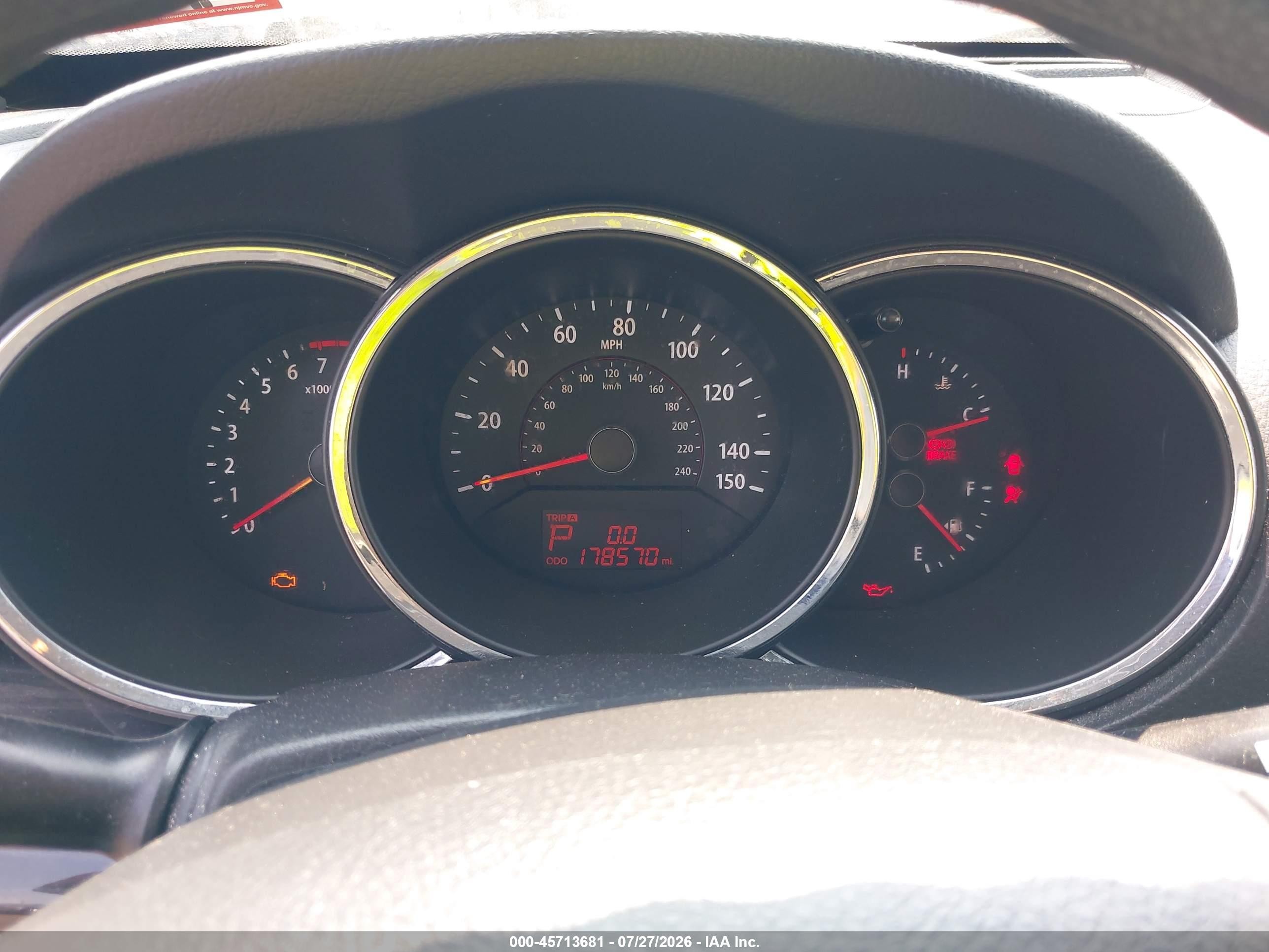 2011 Kia Sorento Lx V6 Gray vin: 5XYKT4A25BG121045