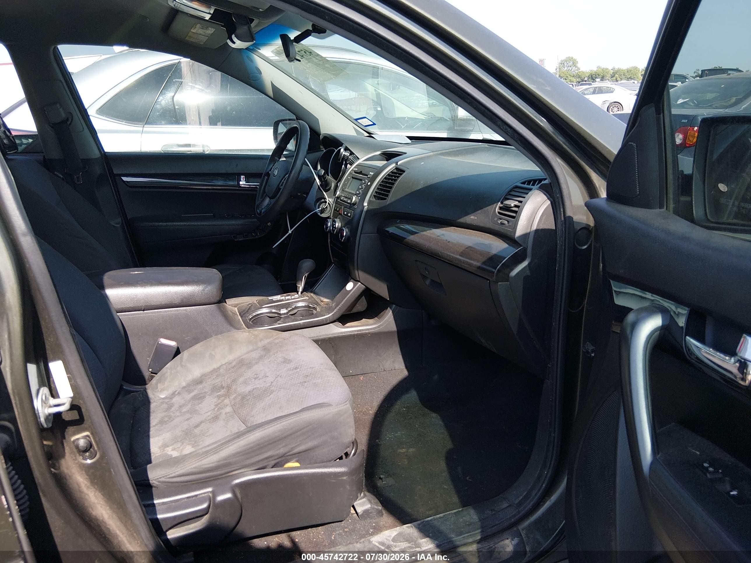 2013 Kia Sorento Lx V6 Green vin: 5XYKT4A25DG320566