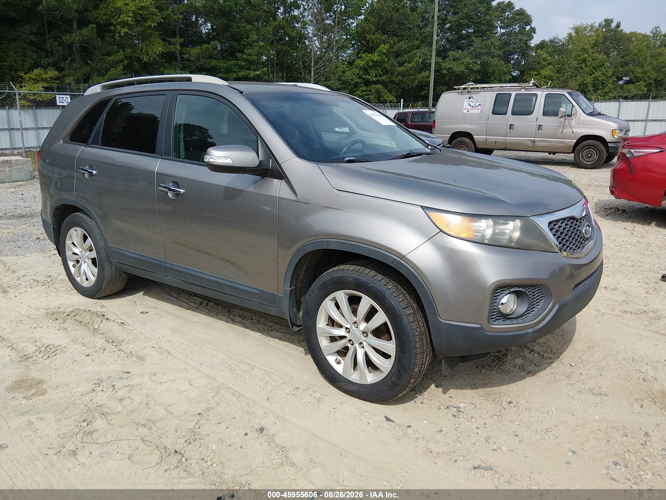 2011 Kia Sorento Lx V6 Серый vin: 5XYKT4A26BG091621