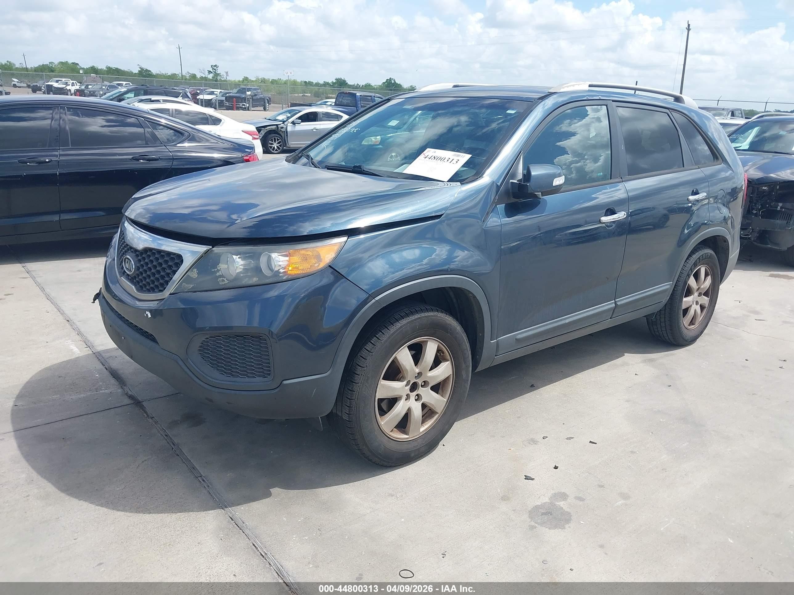 2011 Kia Sorento Lx V6 Синий vin: 5XYKT4A26BG166320