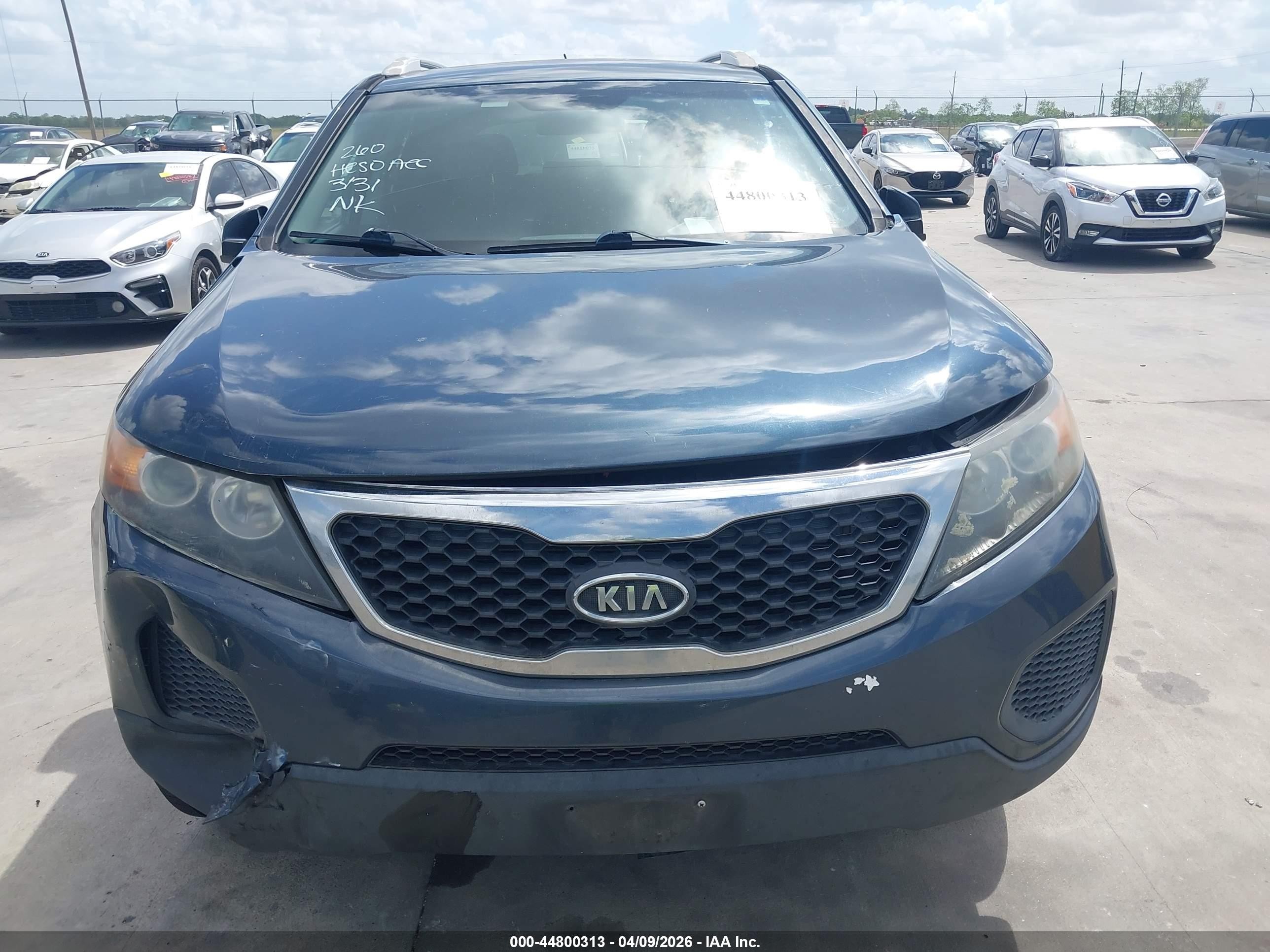 2011 Kia Sorento Lx V6 Синий vin: 5XYKT4A26BG166320
