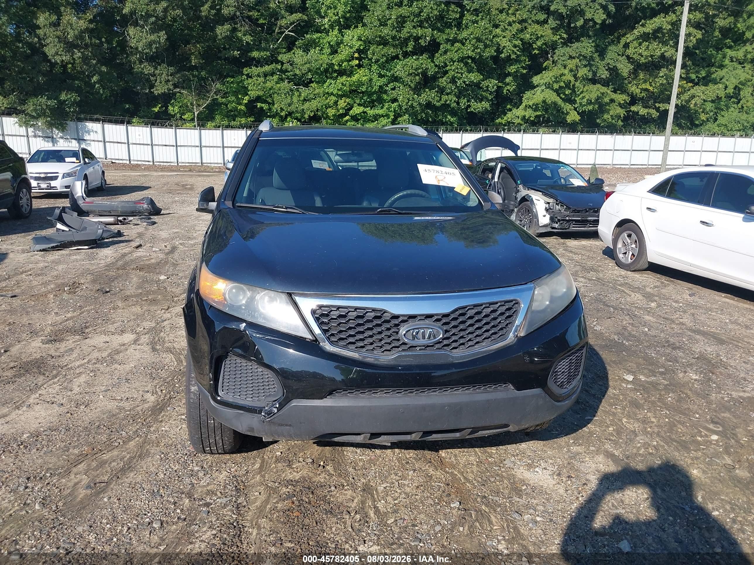 2011 Kia Sorento Lx V6 Черный vin: 5XYKT4A27BG148859