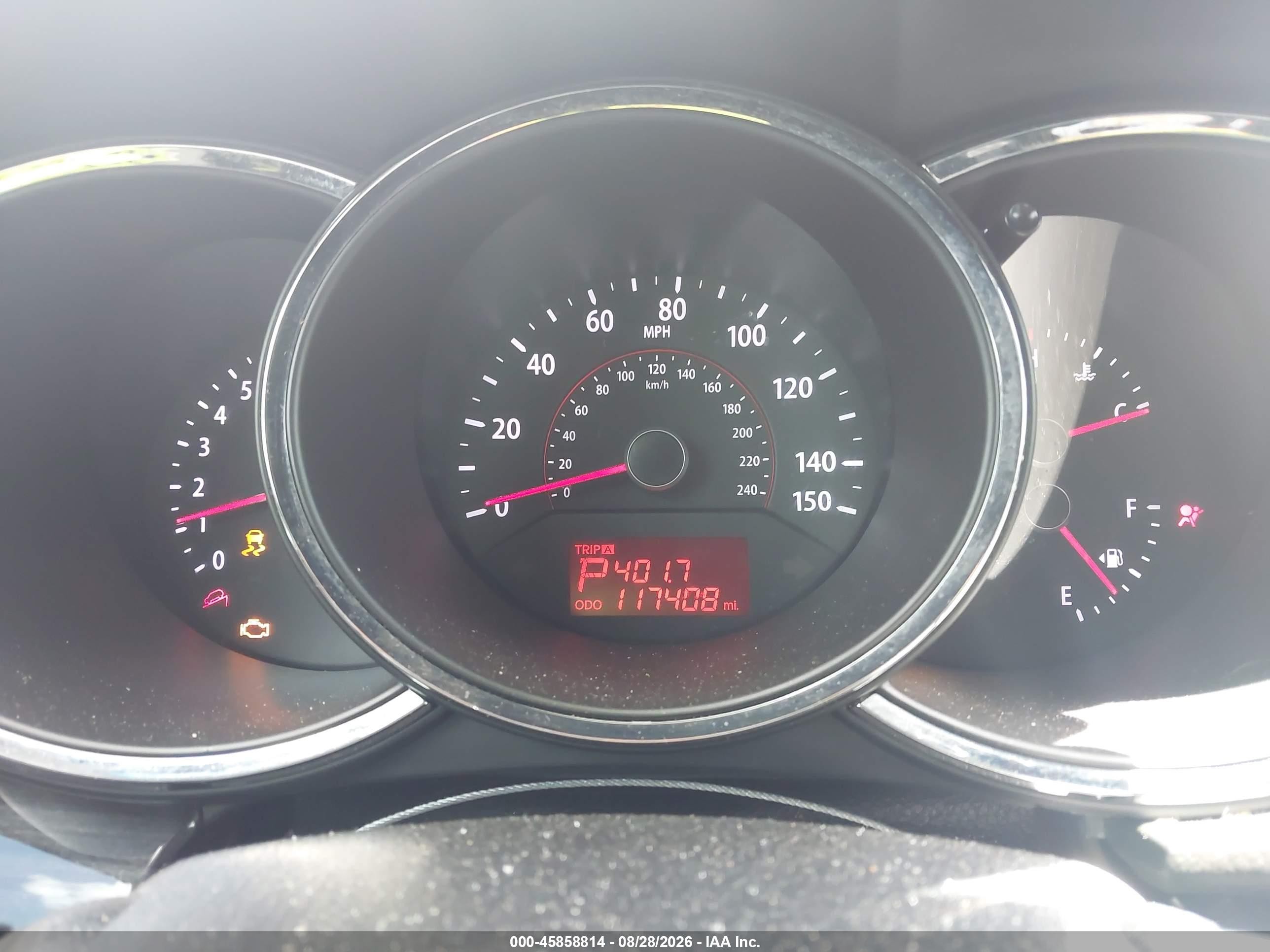 2013 Kia Sorento Lx V6 Gray vin: 5XYKT4A27DG401990
