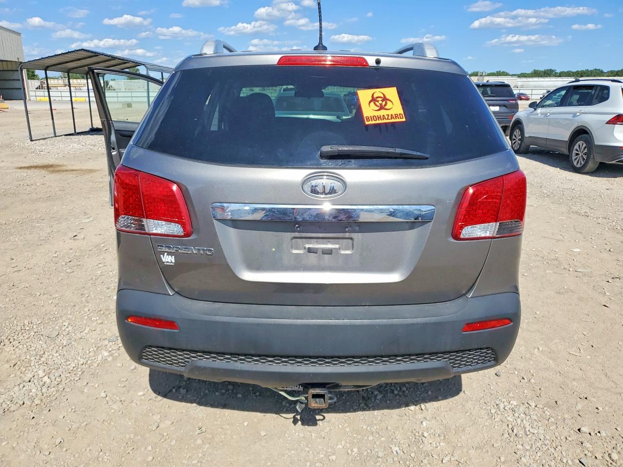 2013 Kia Sorento Lx Gray vin: 5XYKT4A28DG402792
