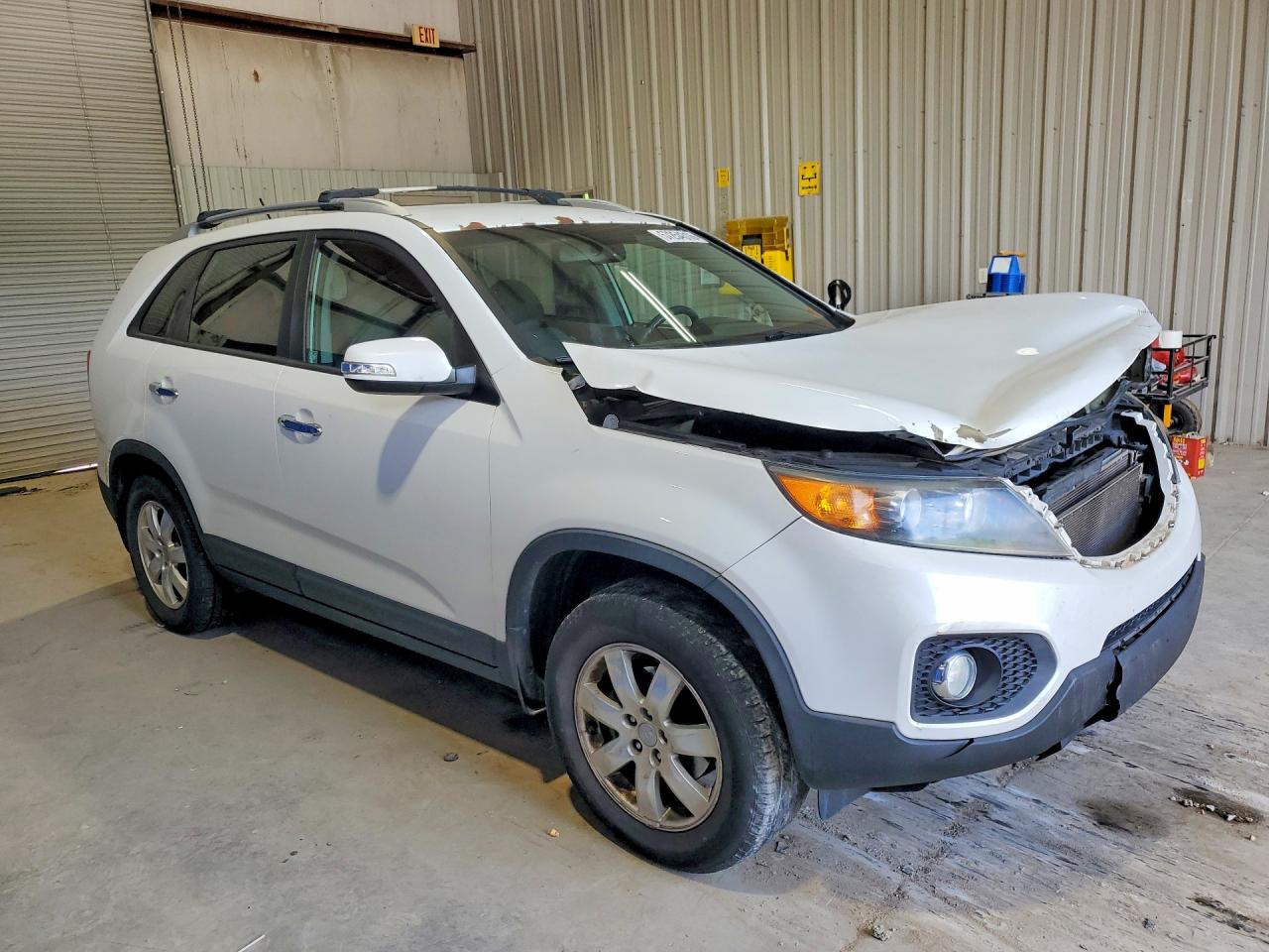 2013 Kia Sorento Lx White vin: 5XYKT4A28DG420645