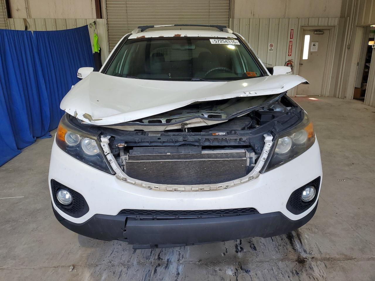 2013 Kia Sorento Lx White vin: 5XYKT4A28DG420645