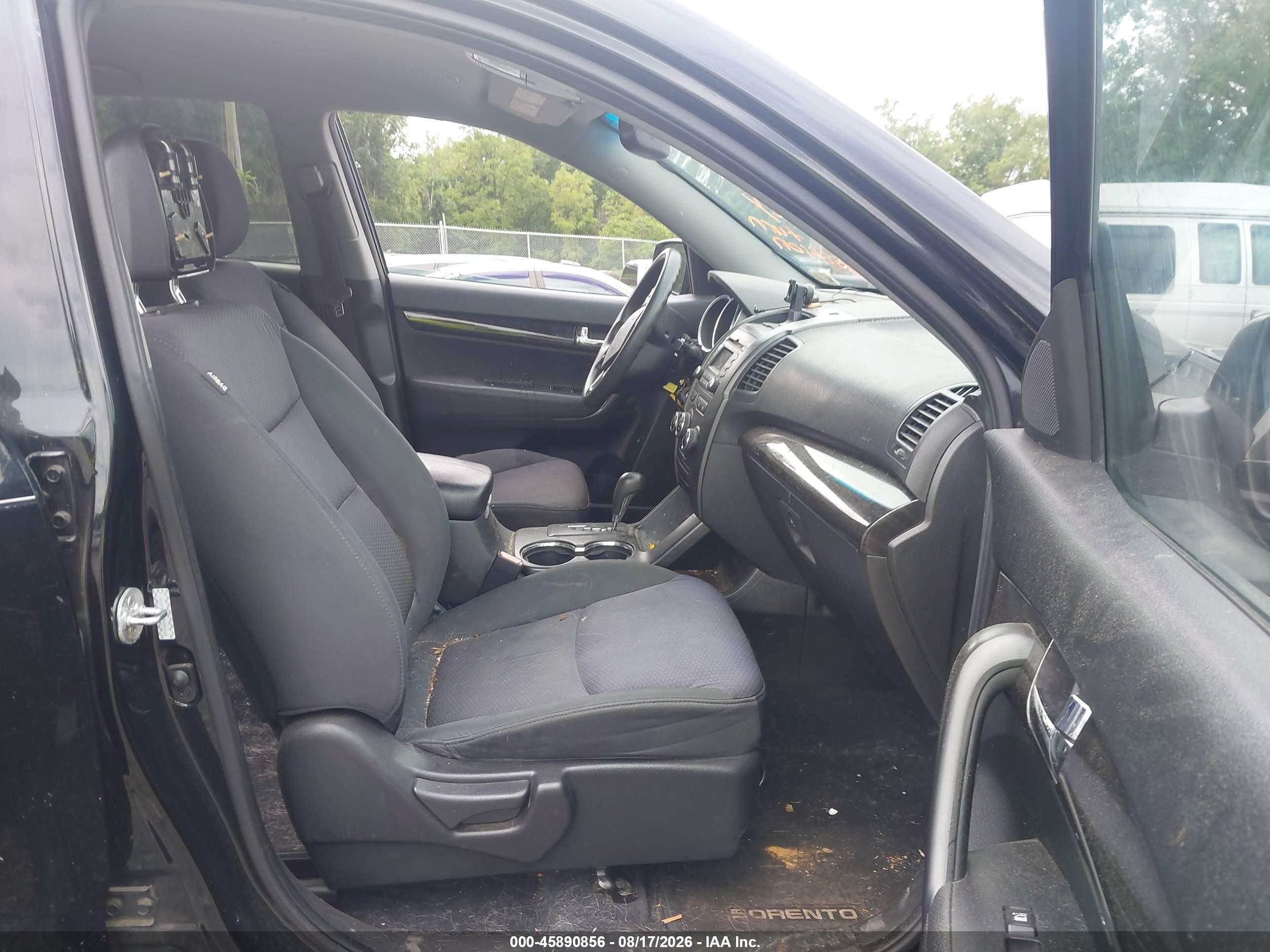 2011 Kia Sorento Lx V6 Черный vin: 5XYKT4A29BG097445