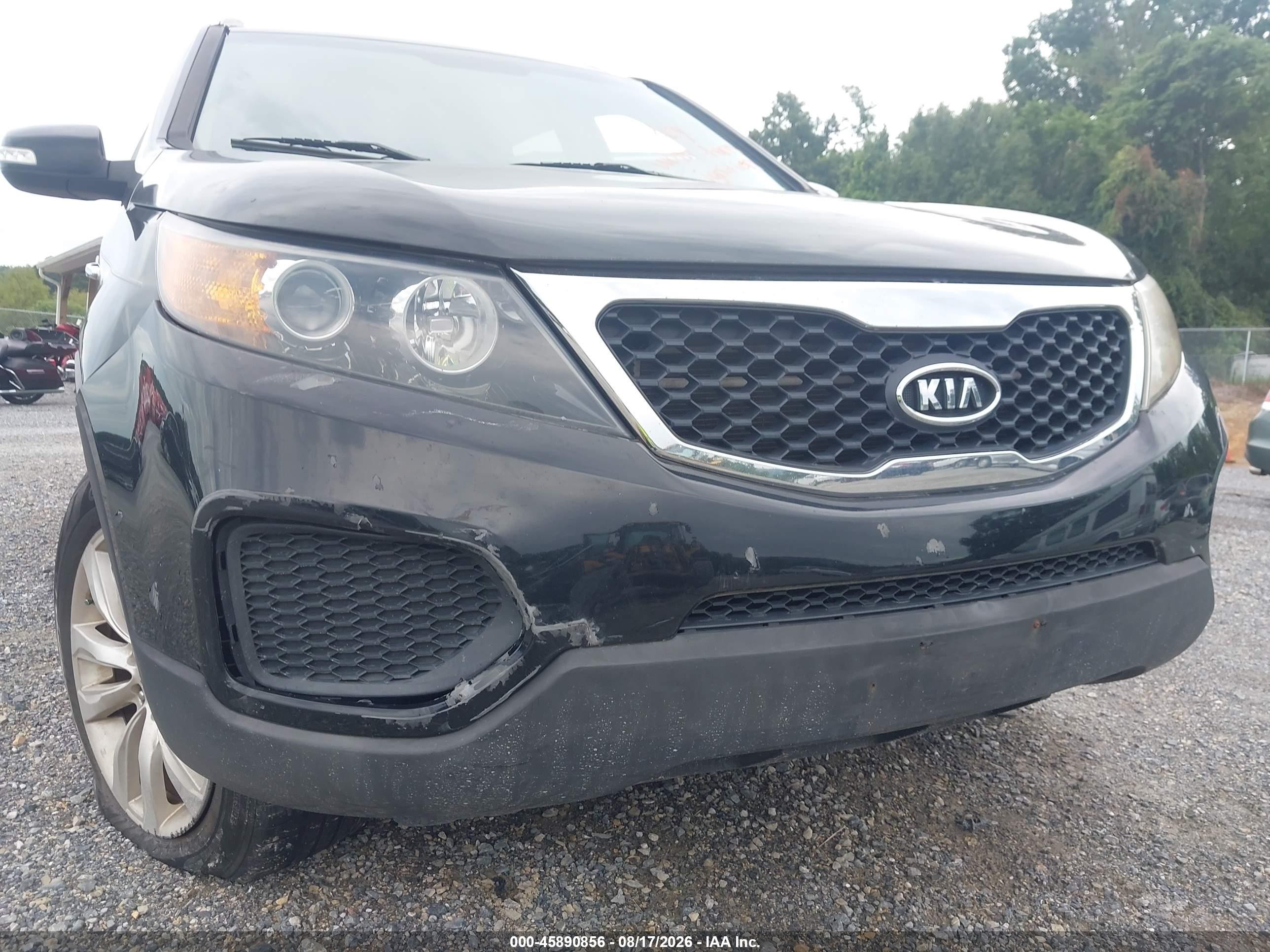 2011 Kia Sorento Lx V6 Черный vin: 5XYKT4A29BG097445