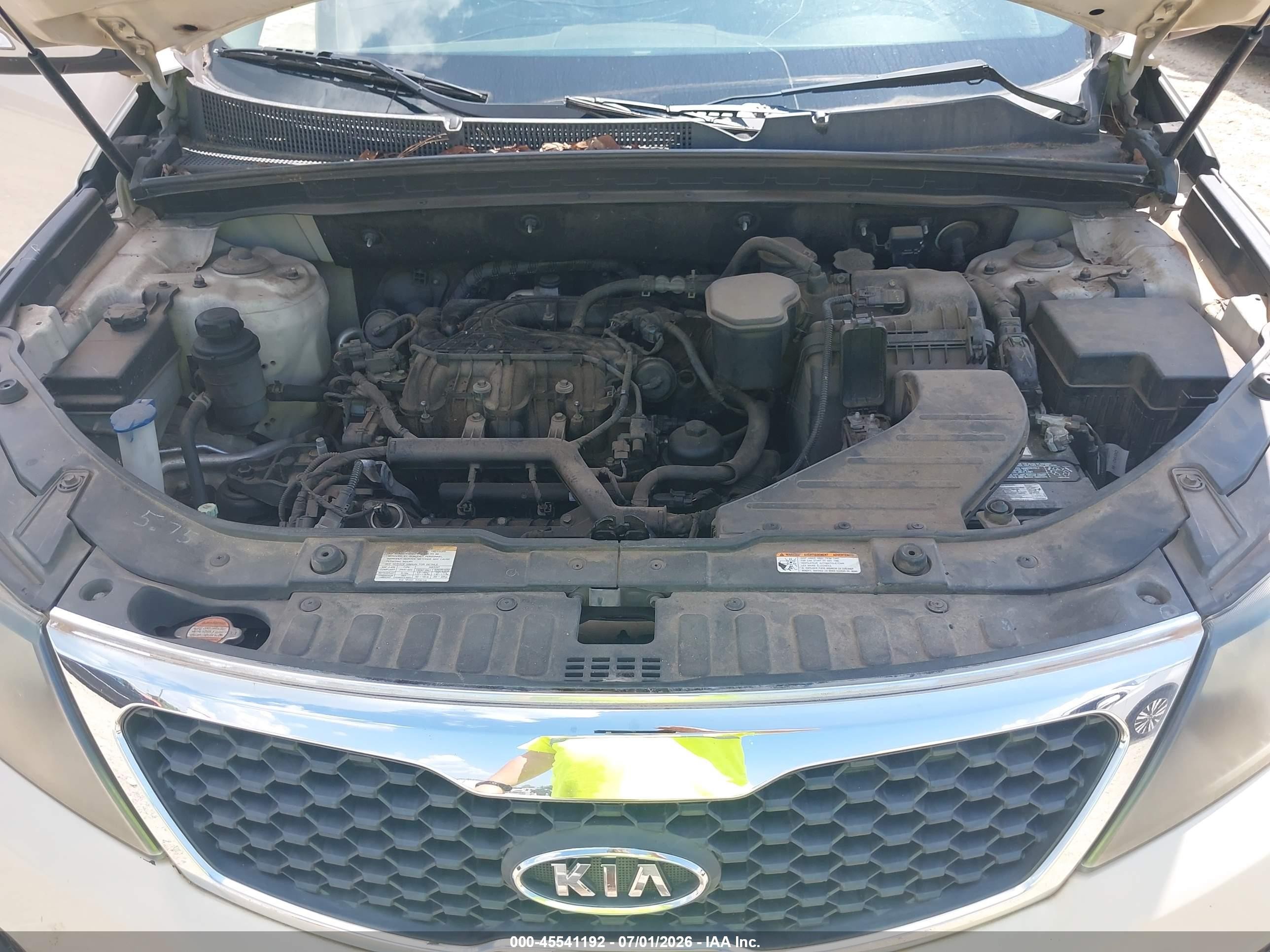 2011 Kia Sorento Lx V6 Brown vin: 5XYKT4A29BG123042