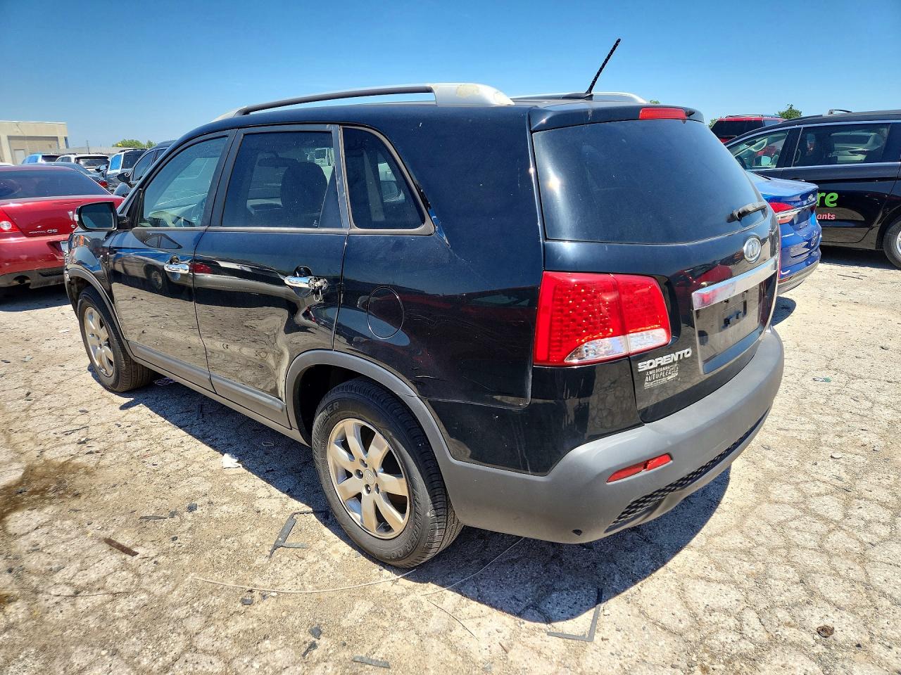 2013 Kia Sorento Lx Black vin: 5XYKT4A29DG311062