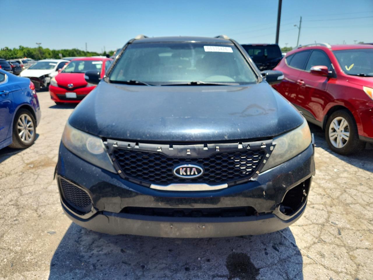 2013 Kia Sorento Lx Black vin: 5XYKT4A29DG311062
