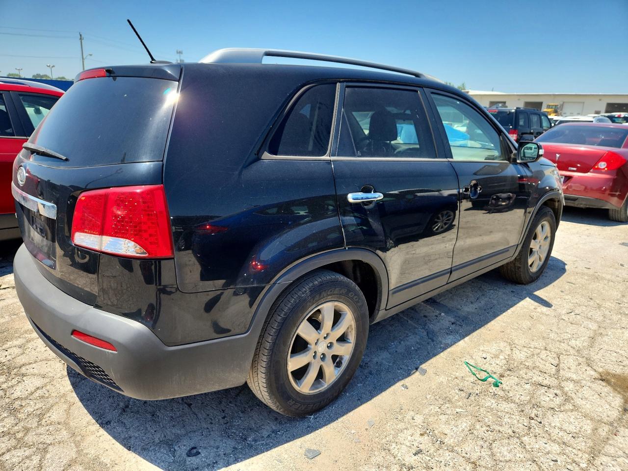 2013 Kia Sorento Lx Black vin: 5XYKT4A29DG311062