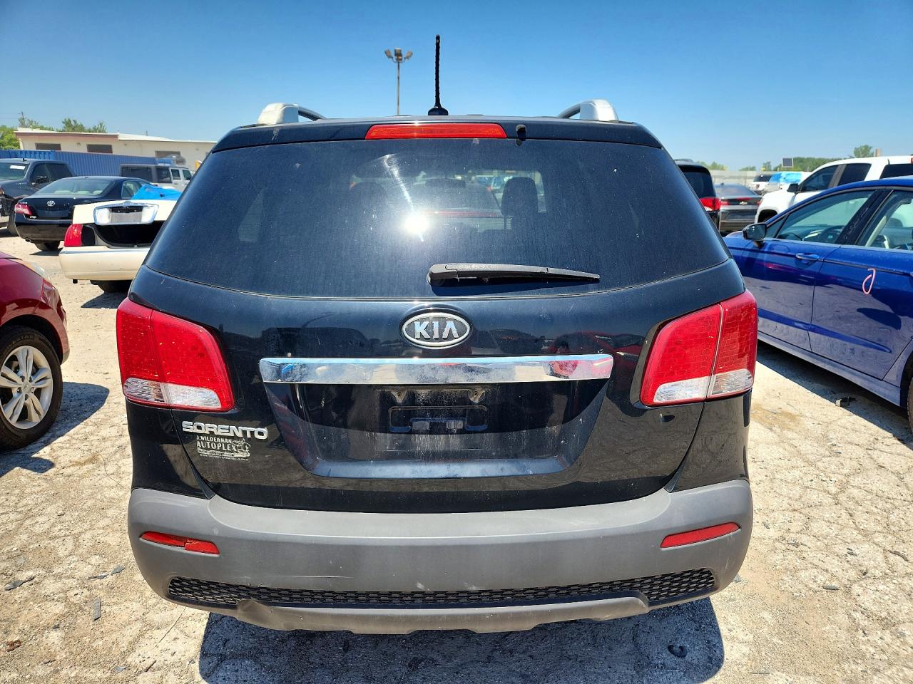 2013 Kia Sorento Lx Black vin: 5XYKT4A29DG311062