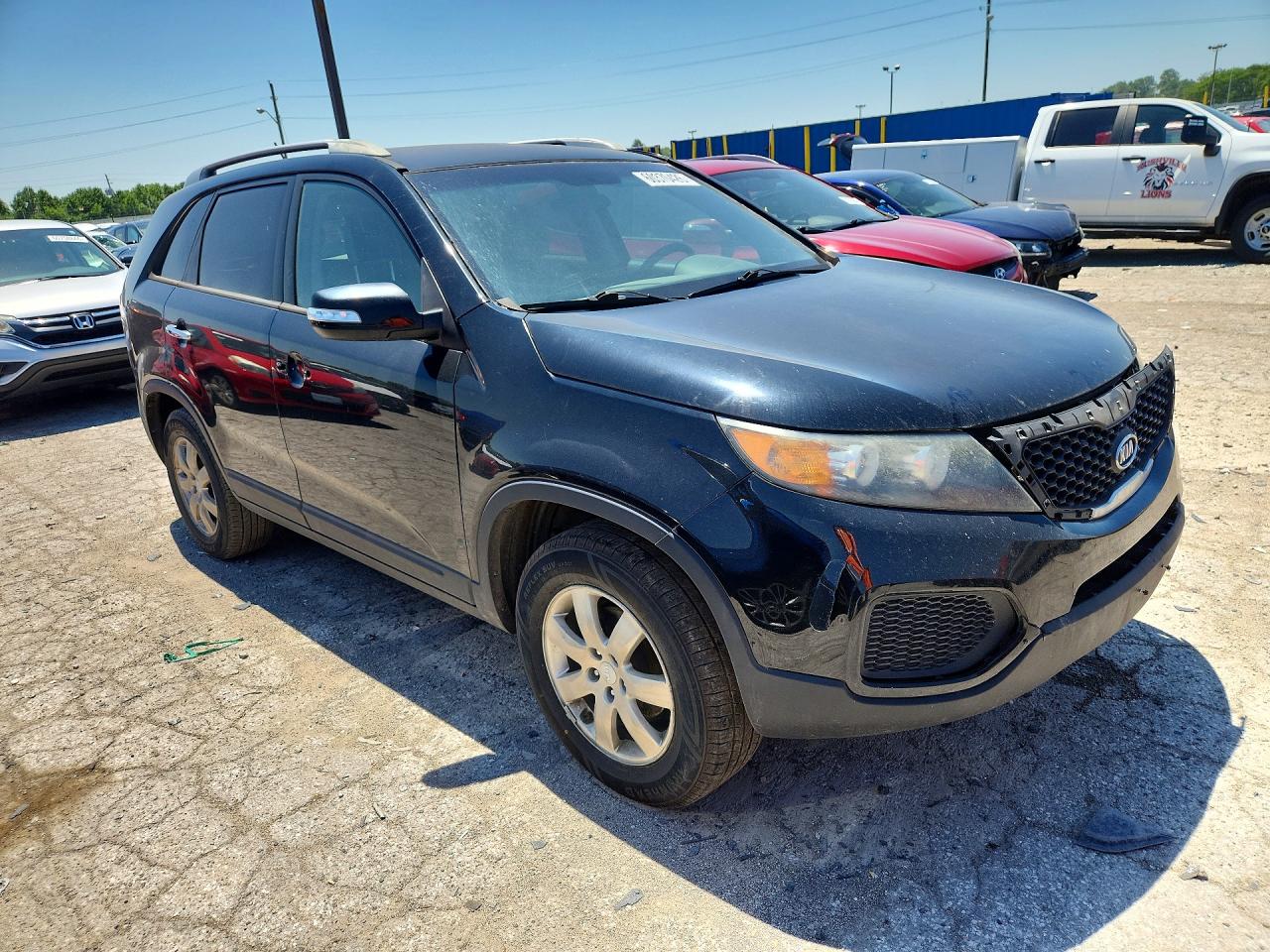 2013 Kia Sorento Lx Black vin: 5XYKT4A29DG311062