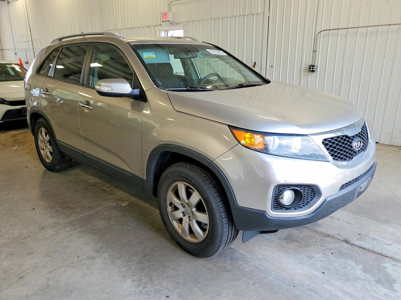 2013 Kia Sorento Lx Silver vin: 5XYKT4A29DG329318