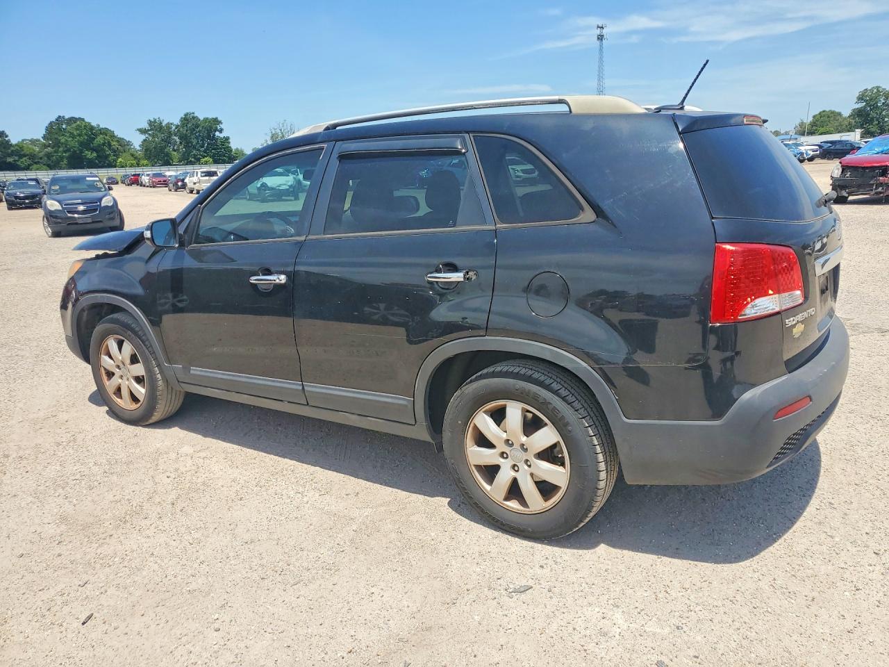 2012 Kia Sorento Lx Black vin: 5XYKT4A2XCG248732