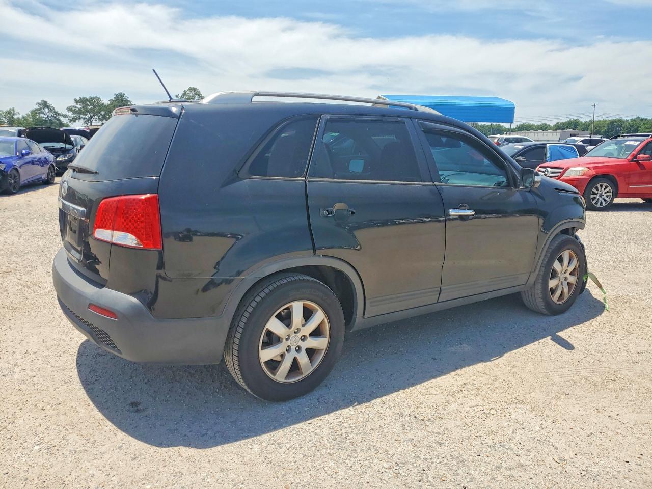 2012 Kia Sorento Lx Black vin: 5XYKT4A2XCG248732