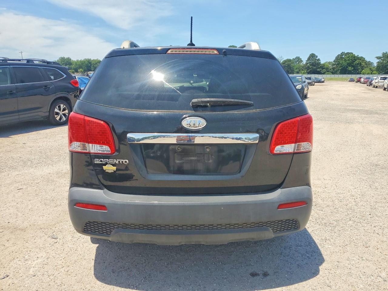 2012 Kia Sorento Lx Black vin: 5XYKT4A2XCG248732