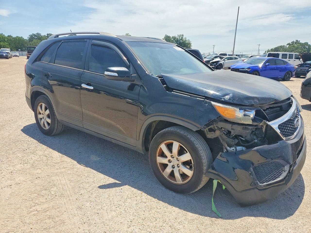 2012 Kia Sorento Lx Black vin: 5XYKT4A2XCG248732