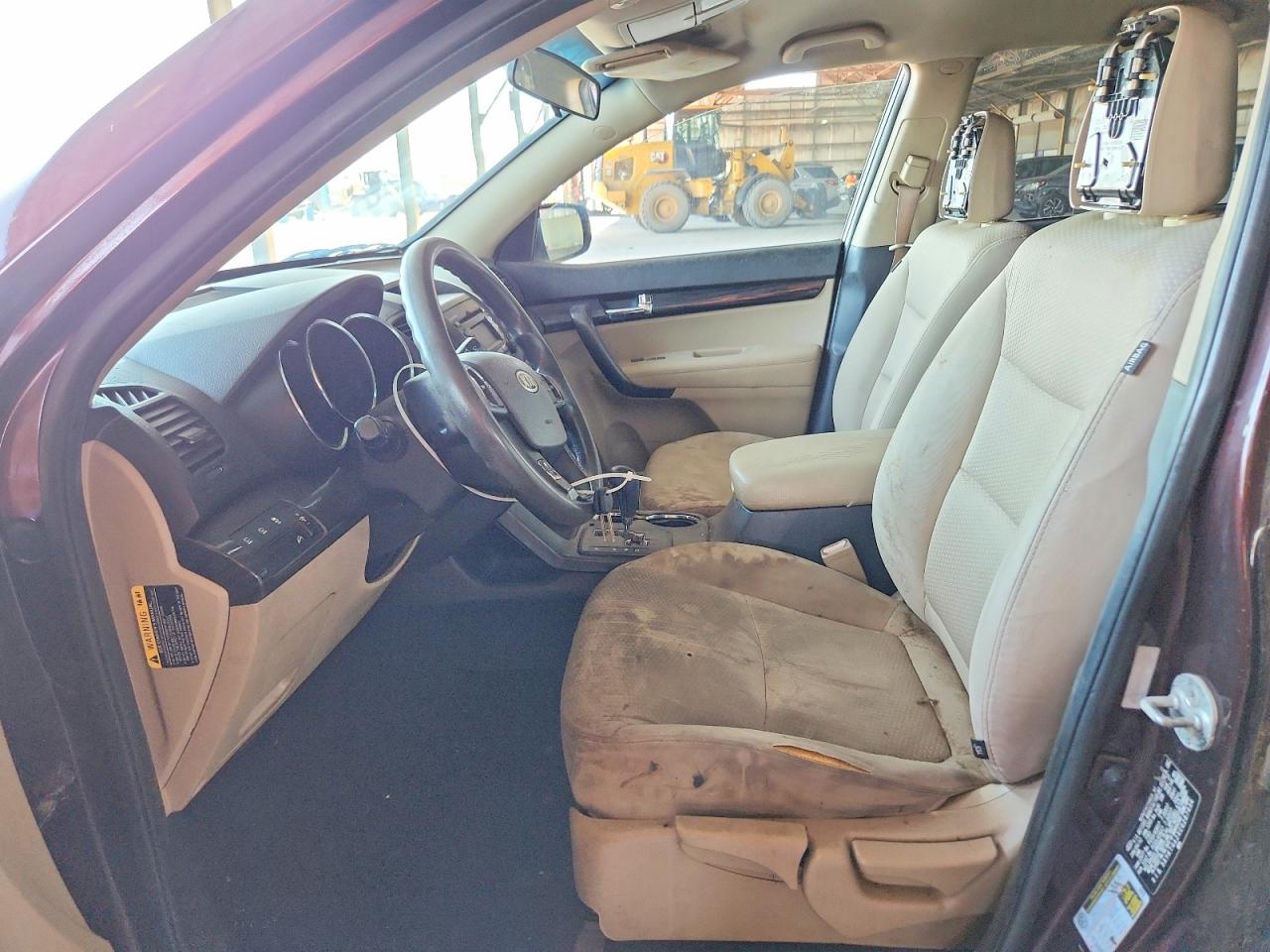 2012 Kia Sorento Lx Maroon vin: 5XYKT4A2XCG287434