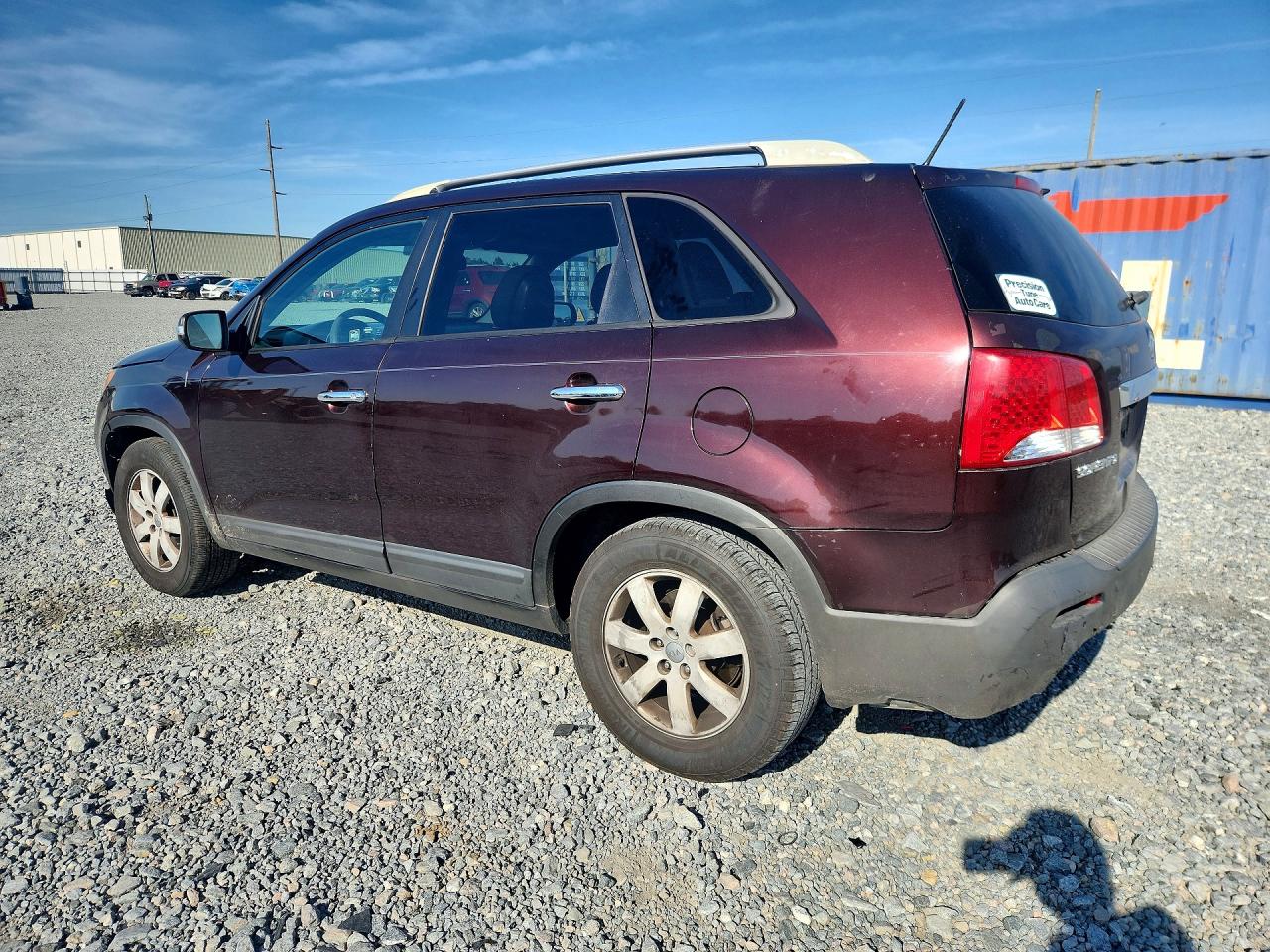 2013 Kia Sorento Lx Maroon vin: 5XYKT4A2XDG332177