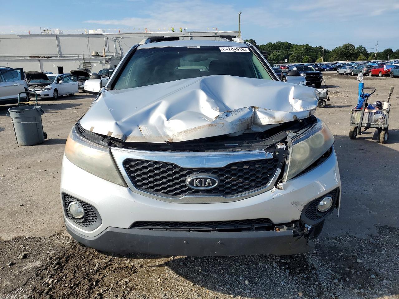 2012 Kia Sorento Lx Серебряный vin: 5XYKT4A60CG217329