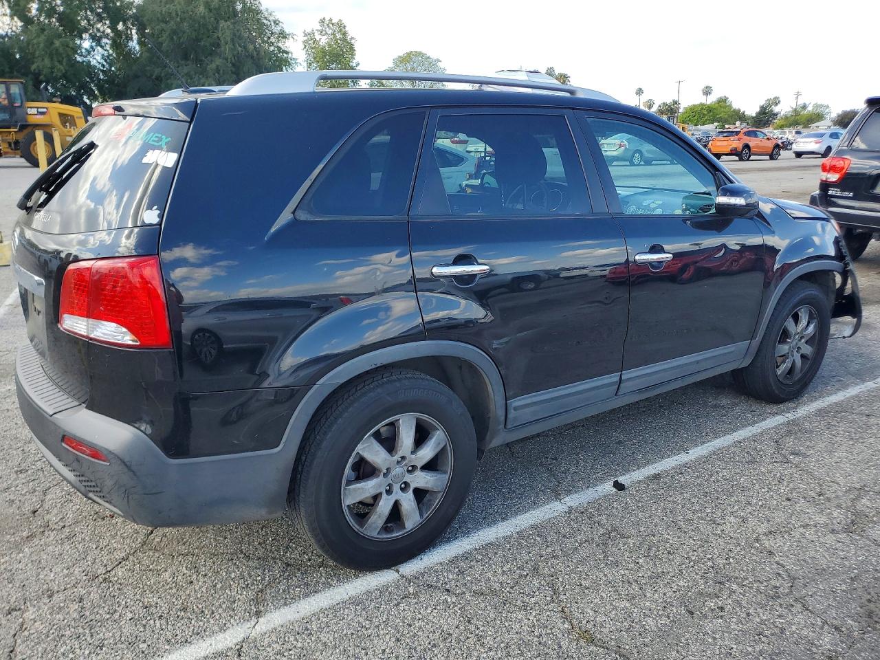 2013 Kia Sorento Lx Black vin: 5XYKT4A60DG383691
