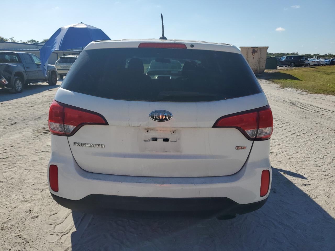 2014 Kia Sorento Lx Белый vin: 5XYKT4A60EG425732