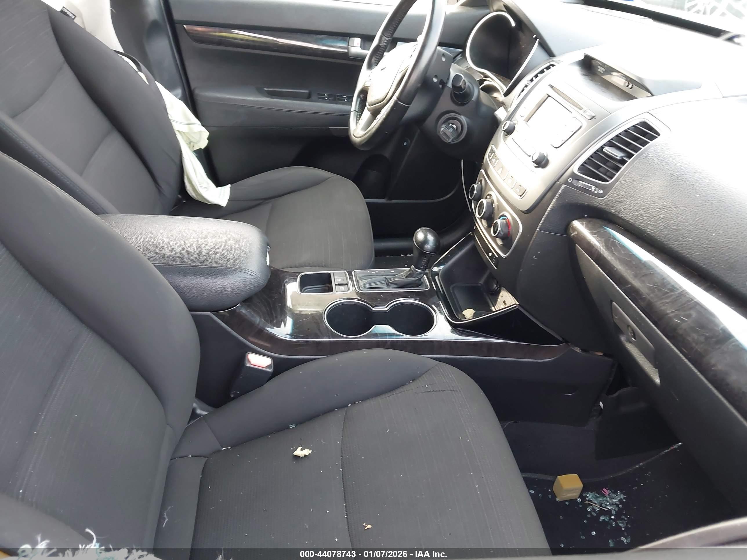 2014 Kia Sorento Lx Black vin: 5XYKT4A60EG461405