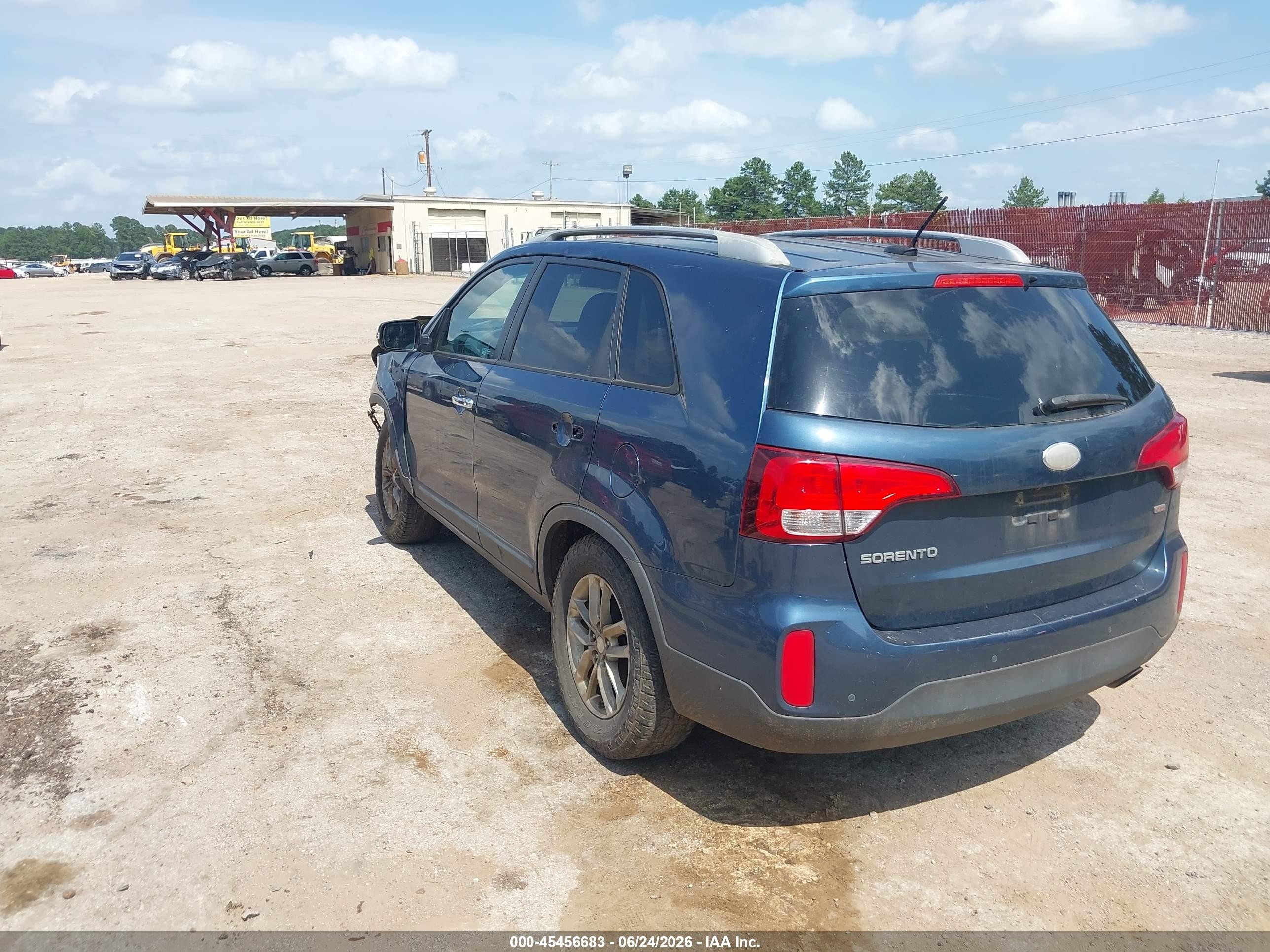 2014 Kia Sorento Lx Blue vin: 5XYKT4A60EG480830
