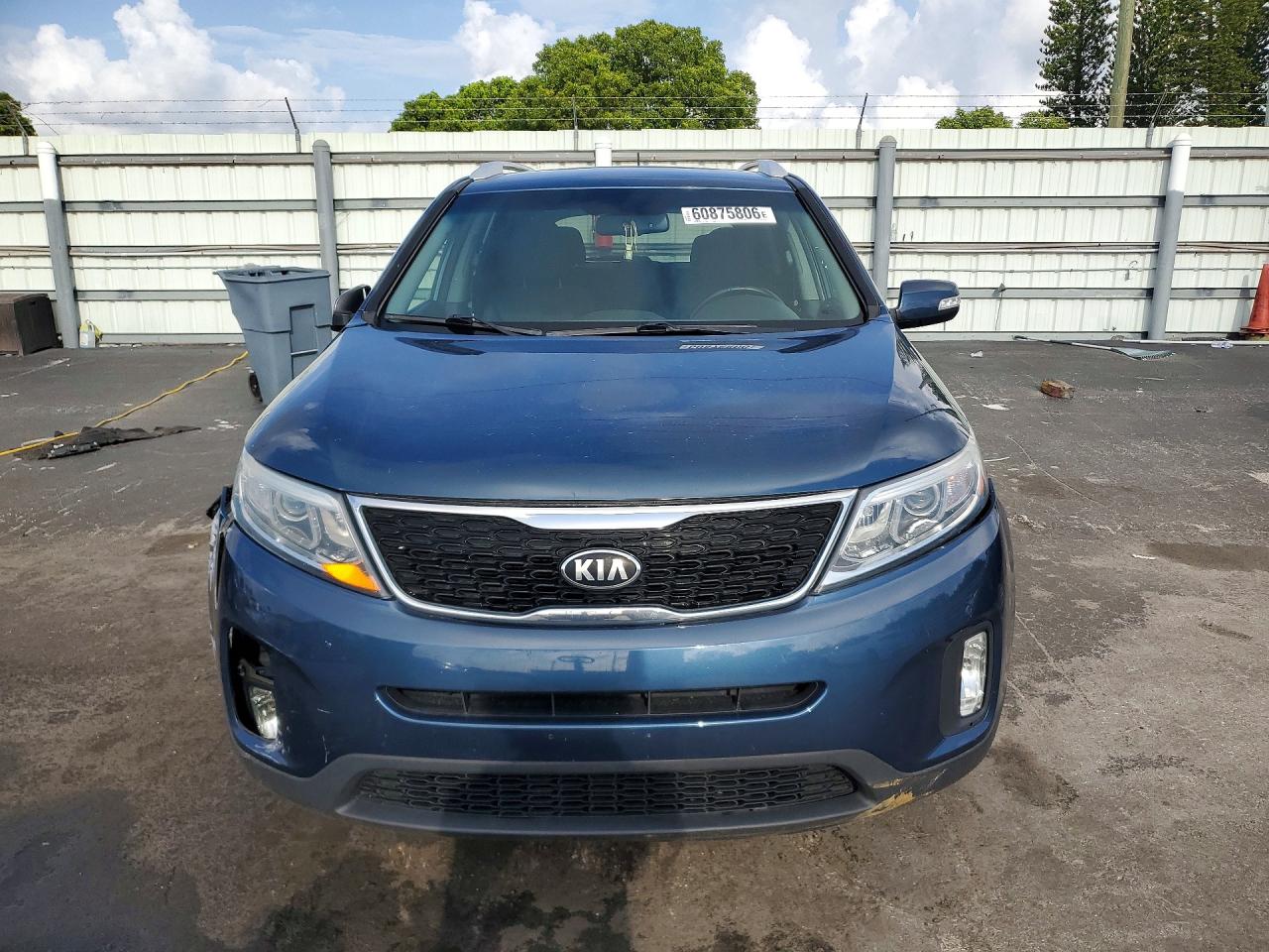 2014 Kia Sorento Lx Blue vin: 5XYKT4A60EG502101