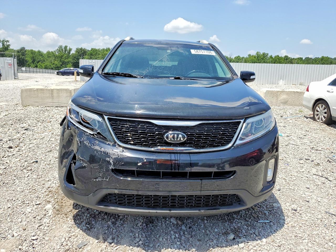 2015 Kia Sorento Lx Black vin: 5XYKT4A60FG640237