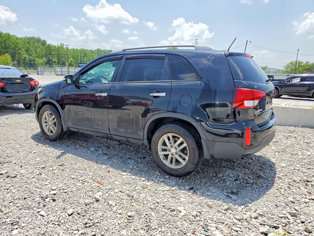 2015 Kia Sorento Lx Black vin: 5XYKT4A60FG640237