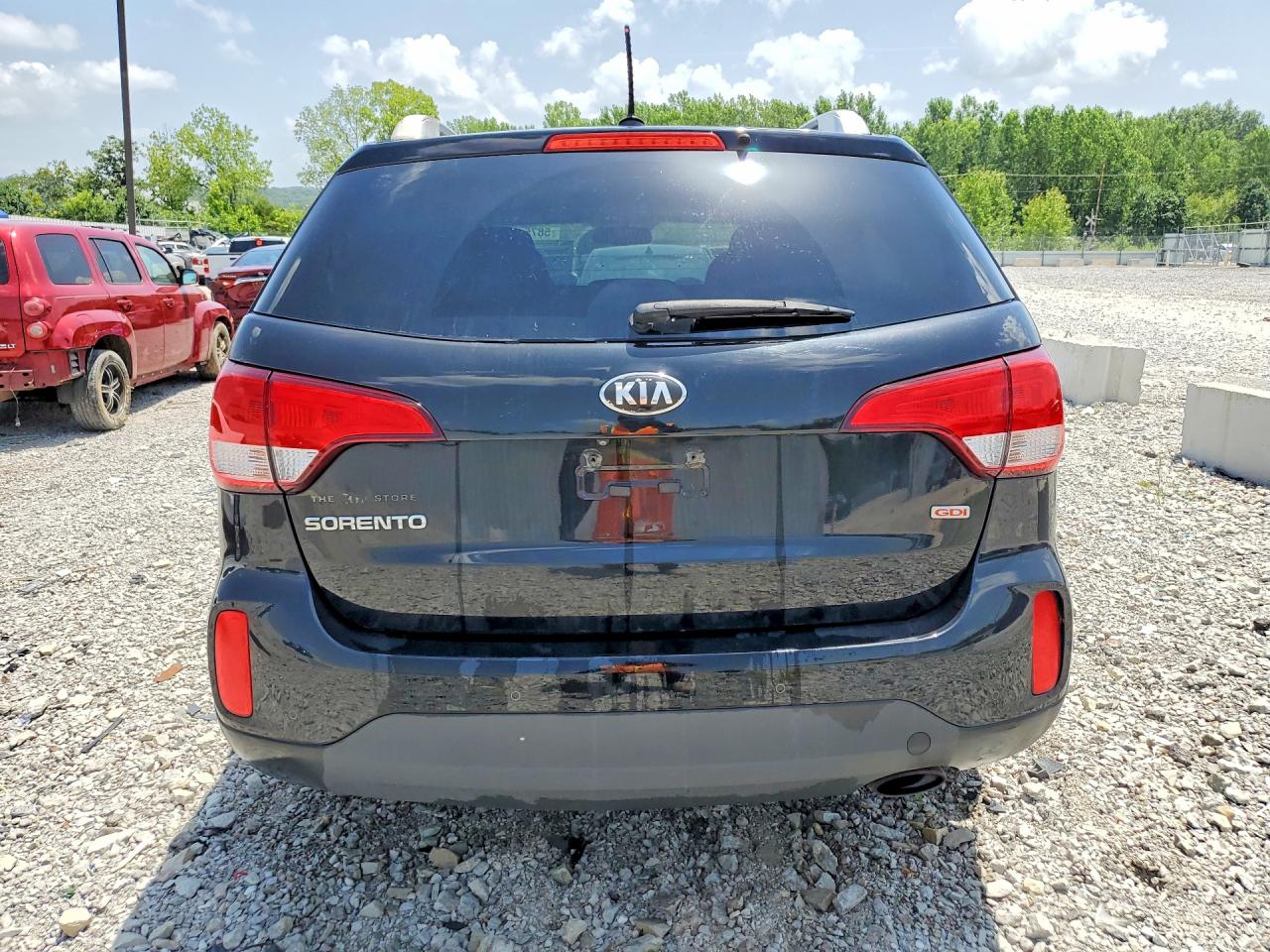 2015 Kia Sorento Lx Black vin: 5XYKT4A60FG640237