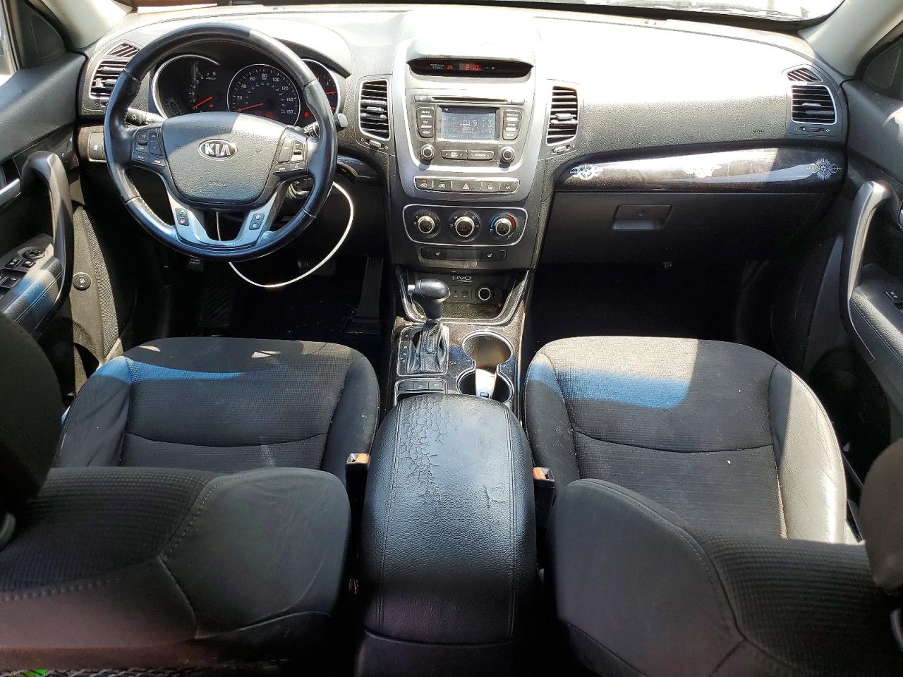 2015 Kia Sorento Lx Black vin: 5XYKT4A60FG640237