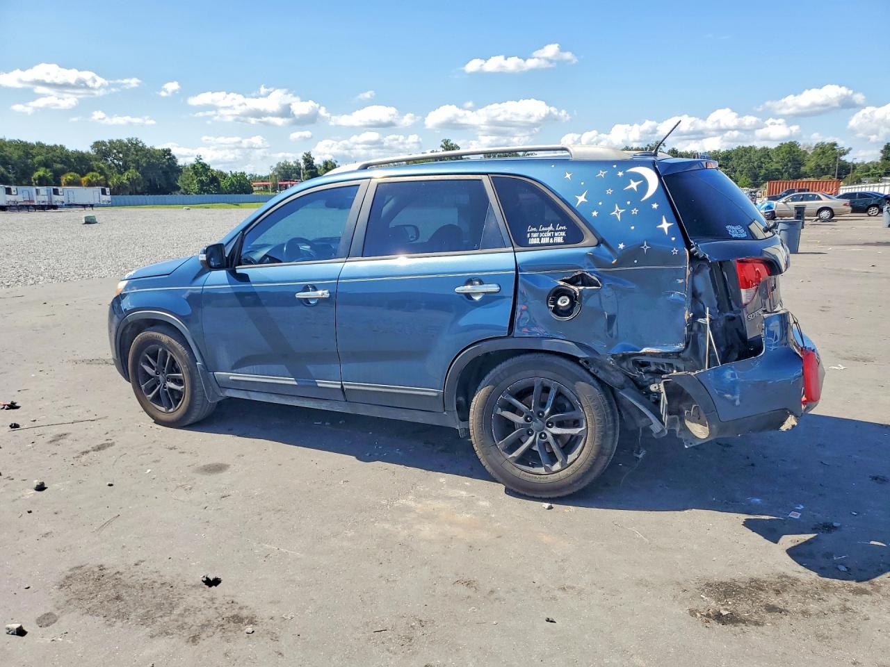 2015 Kia Sorento Lx Blue vin: 5XYKT4A61FG593090