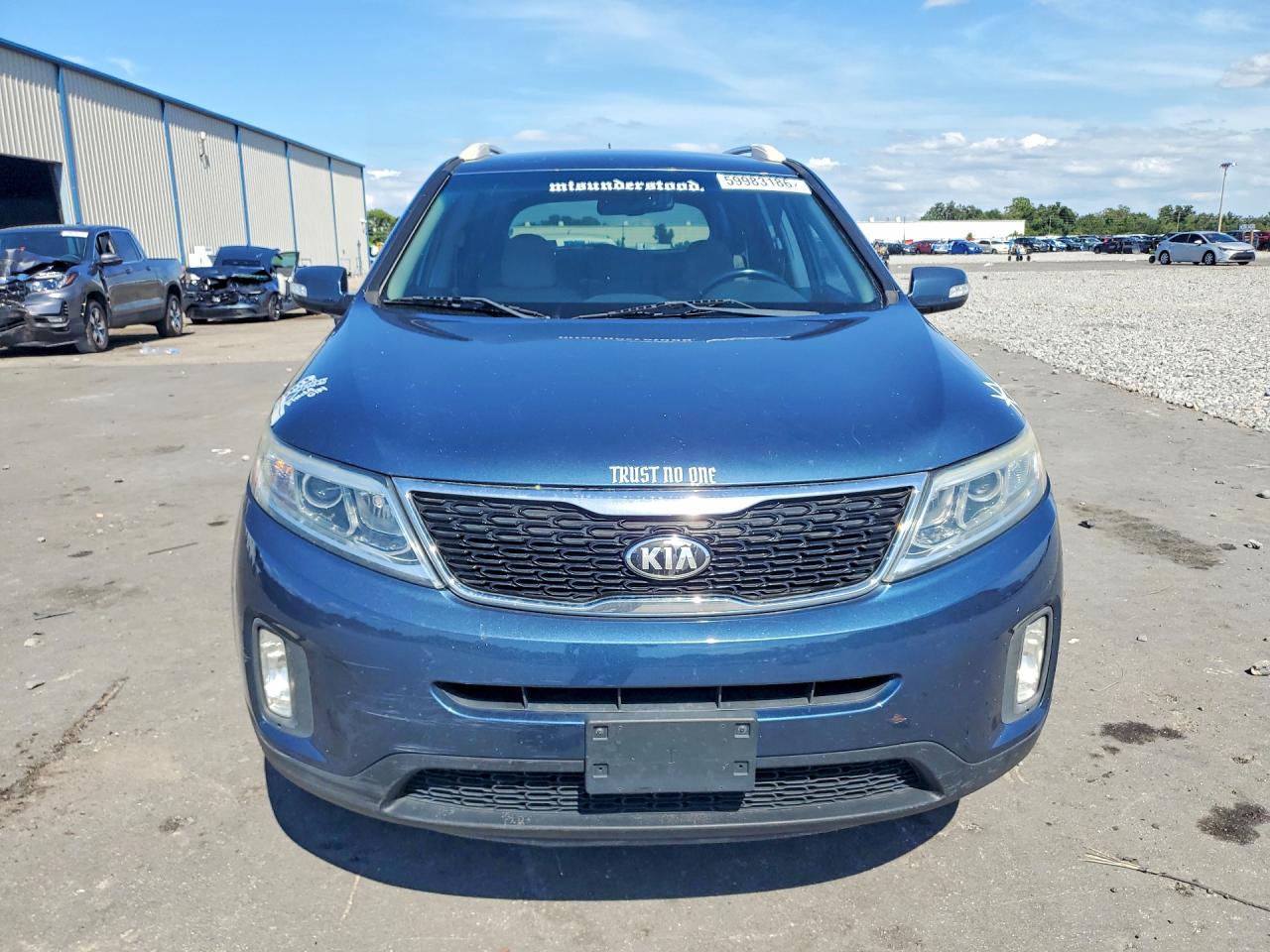 2015 Kia Sorento Lx Blue vin: 5XYKT4A61FG593090