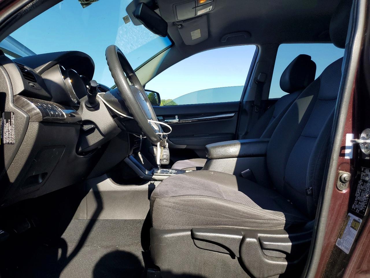 2012 Kia Sorento Lx Burgundy vin: 5XYKT4A62CG189632