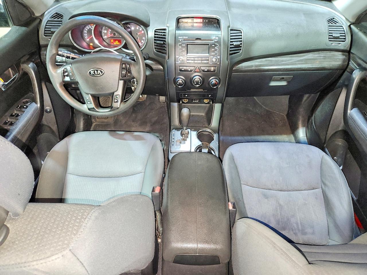 2012 Kia Sorento Lx Черный vin: 5XYKT4A62CG197049