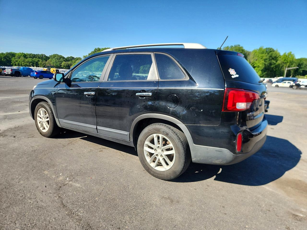 2014 Kia Sorento Lx Black vin: 5XYKT4A62EG482594
