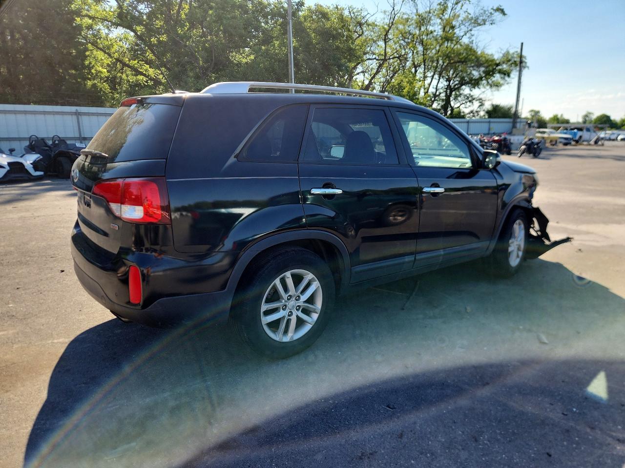 2014 Kia Sorento Lx Black vin: 5XYKT4A62EG482594