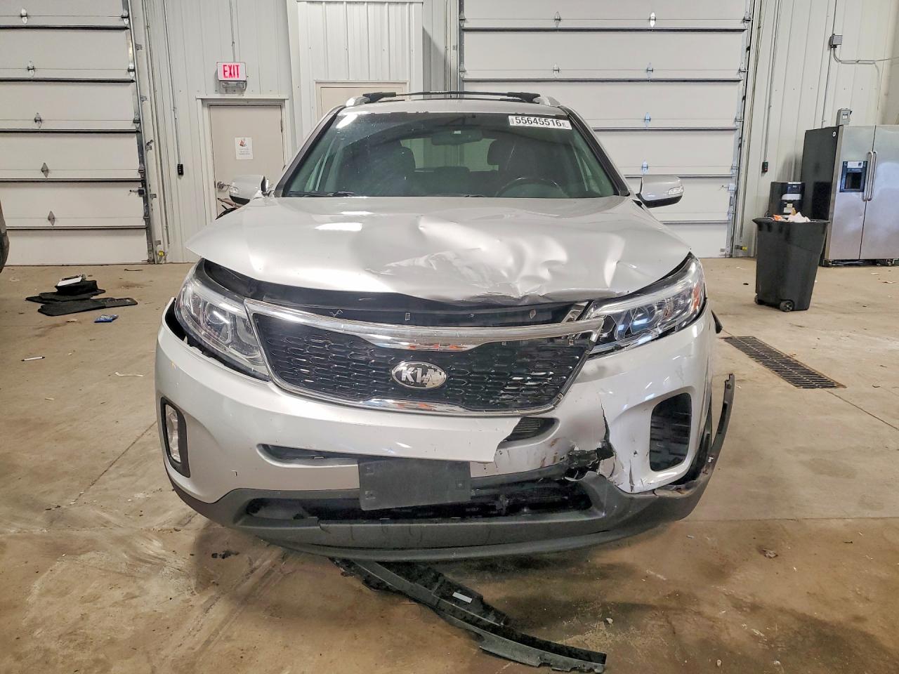 2014 Kia Sorento Lx Серый vin: 5XYKT4A62EG539926