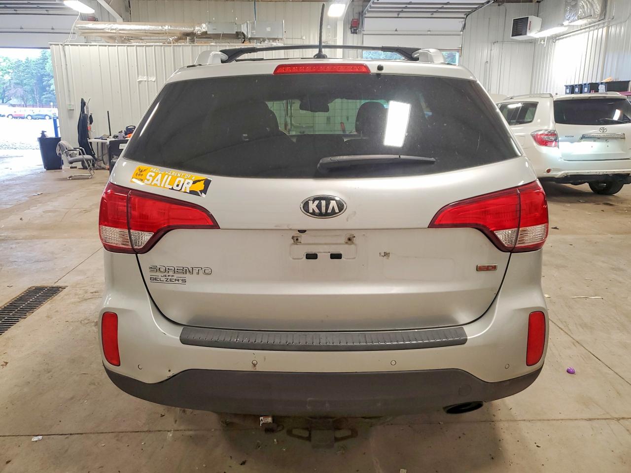 2014 Kia Sorento Lx Серый vin: 5XYKT4A62EG539926