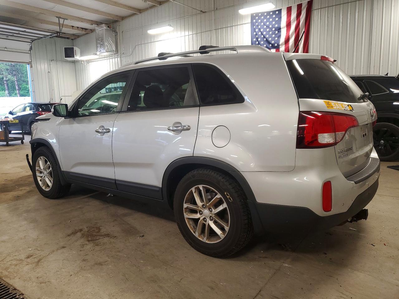 2014 Kia Sorento Lx Серый vin: 5XYKT4A62EG539926