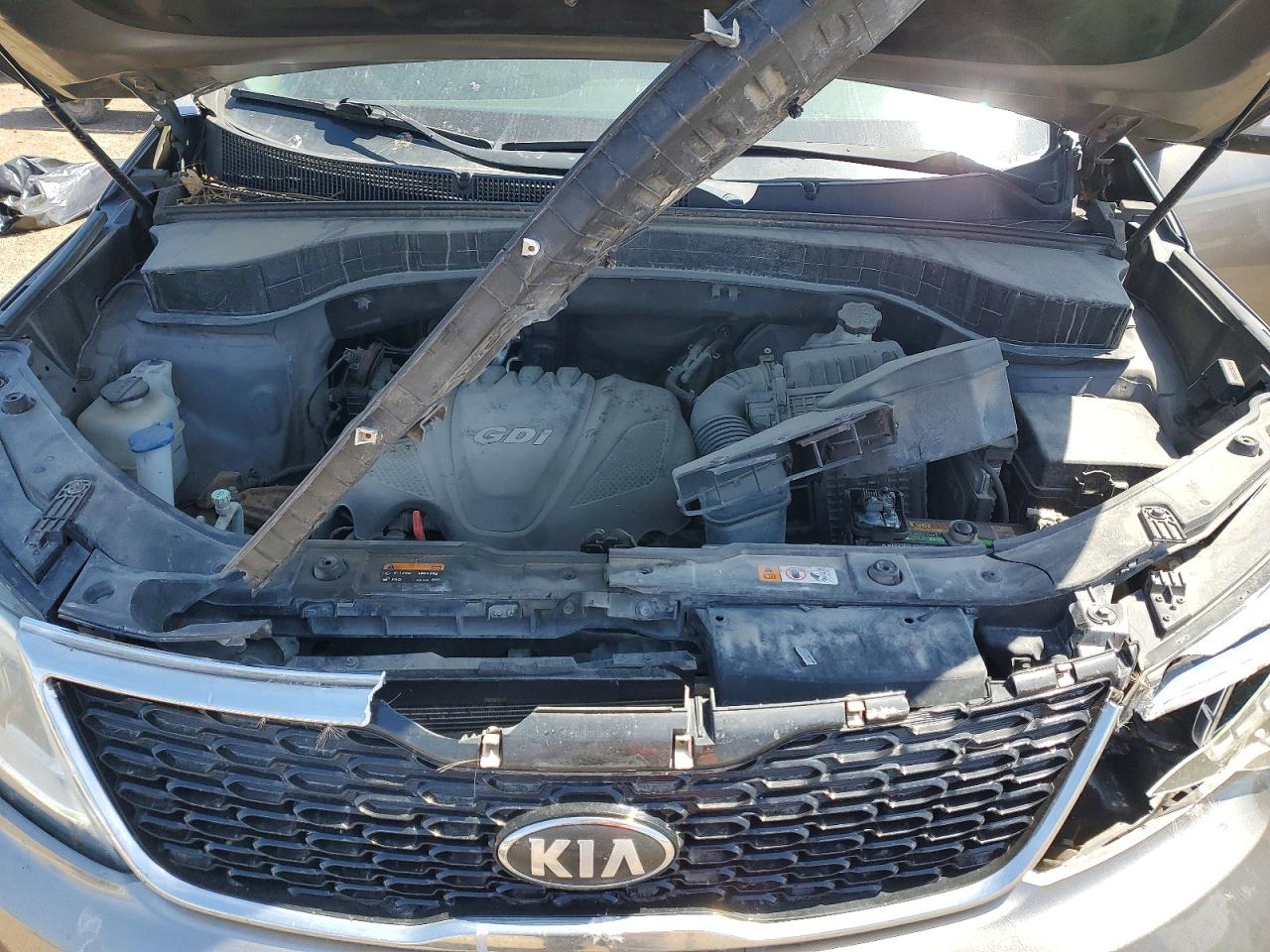 2015 Kia Sorento Lx Gray vin: 5XYKT4A62FG655810