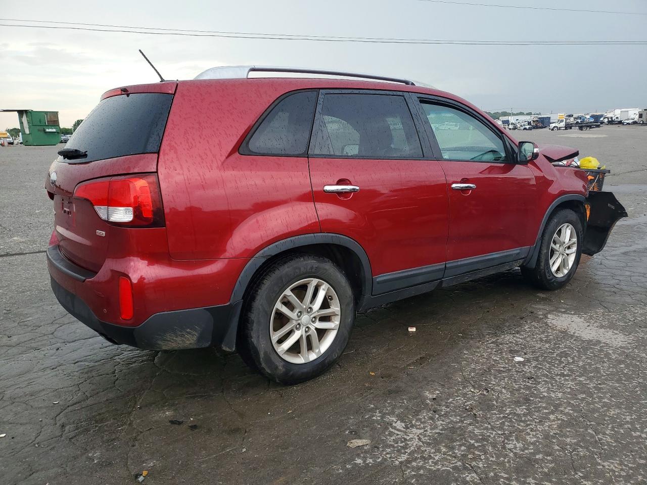 2014 Kia Sorento Lx Red vin: 5XYKT4A63EG460331