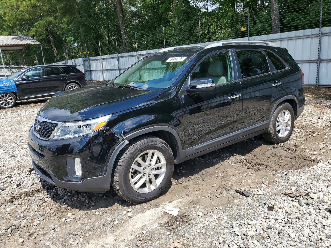 2014 Kia Sorento Lx Black vin: 5XYKT4A63EG499534